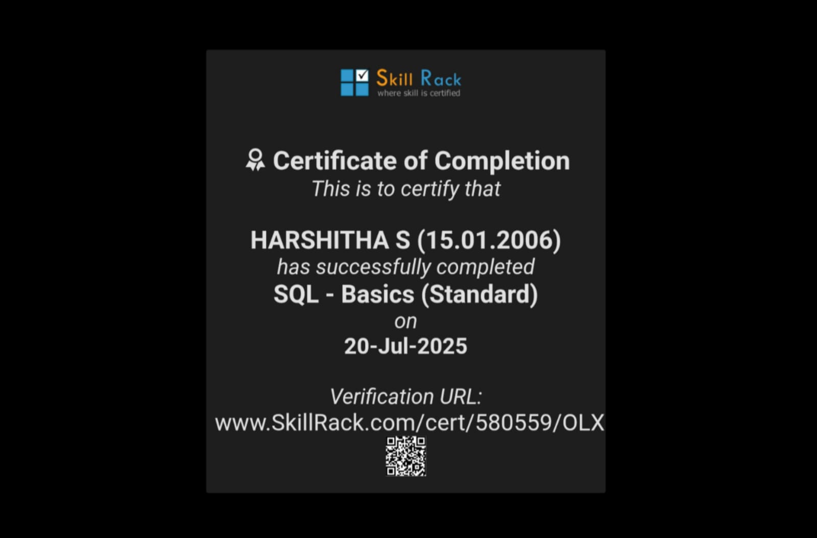 Certificate 12