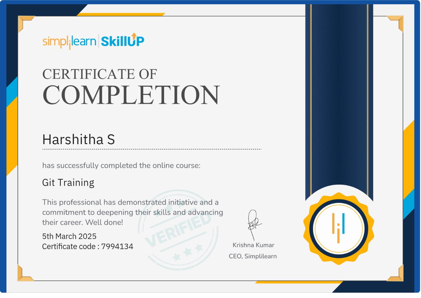 Certificate 8